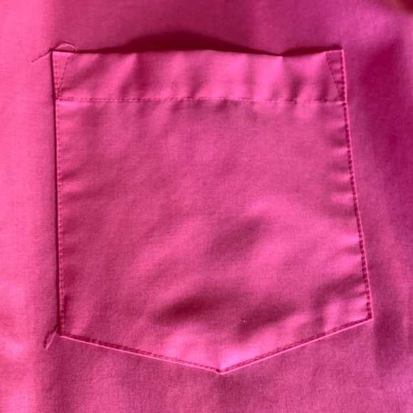 New FOXCROFT Wrinkle Free Pink Button Up Long Sleeve Blouse Woman’s Plus Size 16 - Picture 8 of 10